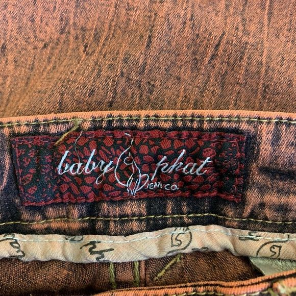 BABY PHAT SZ 5 Rusty Dye  Back To School Pants - Picture 3 of 4